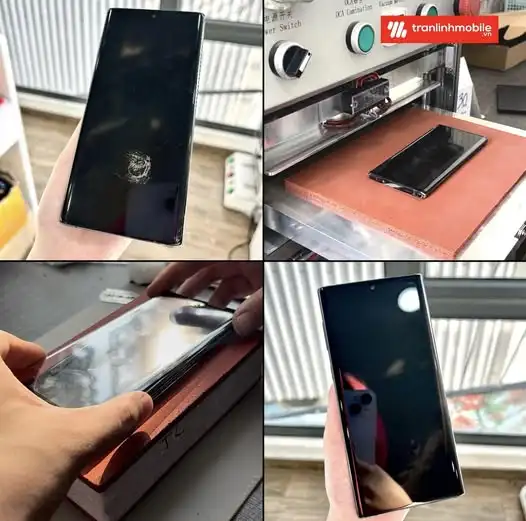 Thay ép mặt kính Samsung Galaxy Note 10 chính hãng