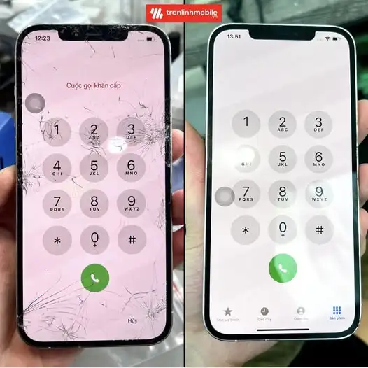 Thay ép mặt kính iPhone 12 Pro Max chính hãng