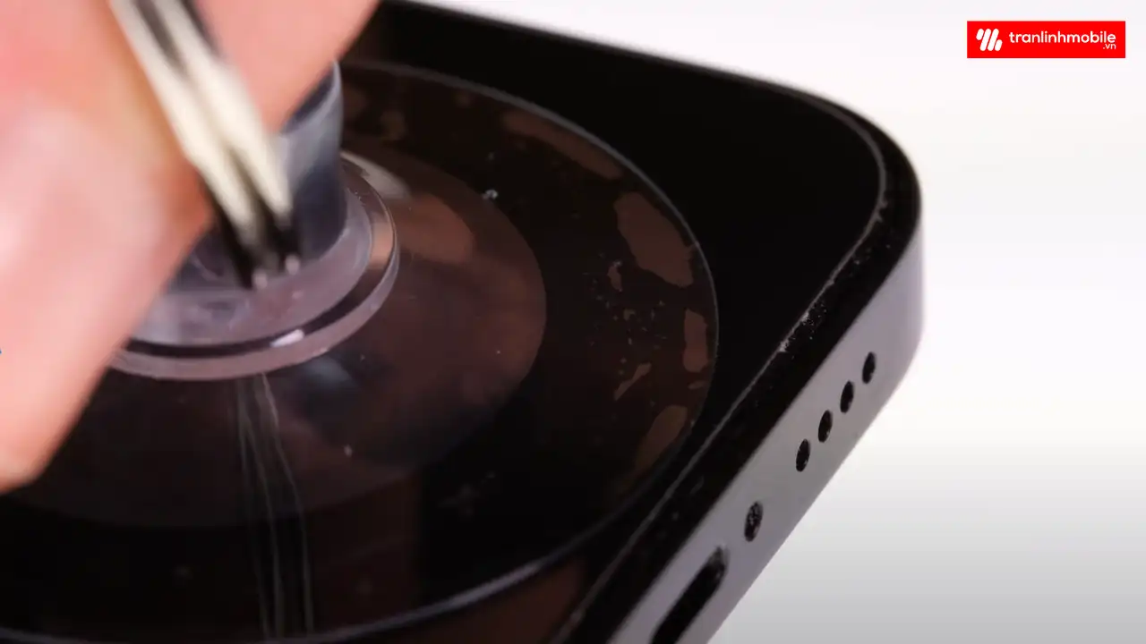 Thay ép mặt kính iPhone 12 Mini chính hãng
