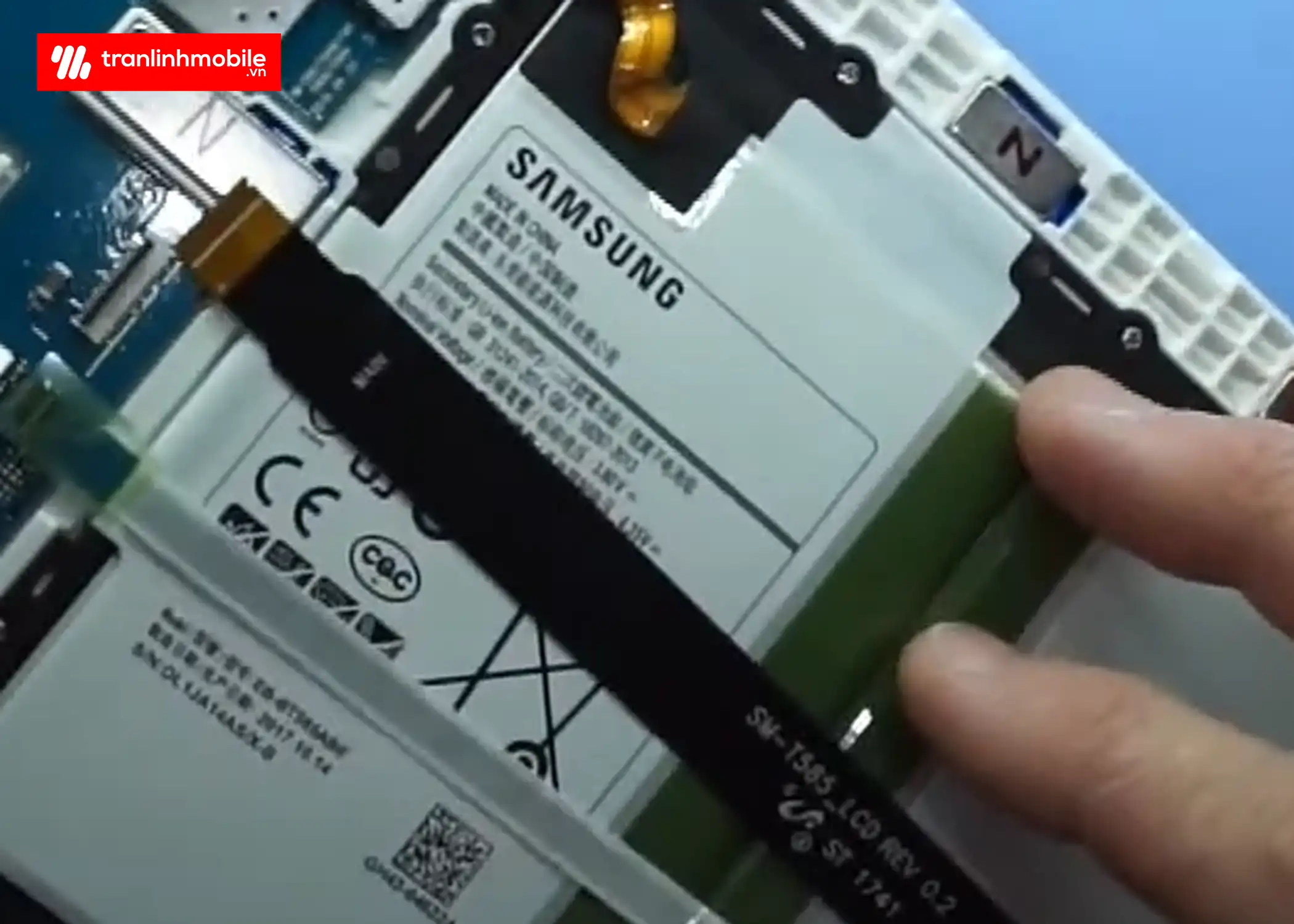 Quy trình thay ép mặt kính Samsung Galaxy Tab A 10.1 P585Y
