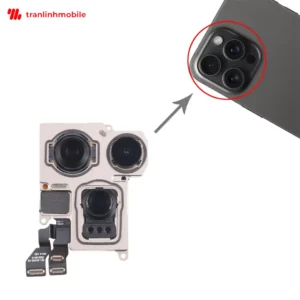 Hình ảnh linh kiện sử dụng để thay camera sau iPhone 15 Pro Max