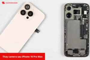 Thay camera sau iPhone 16 Pro Max tại Trần Linh Mobile