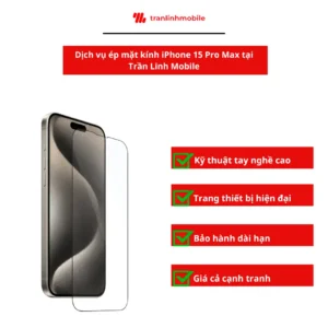 Giới thiệu địa chỉ thay ép mặt kính iPhone 15 Pro Max uy tín nhất