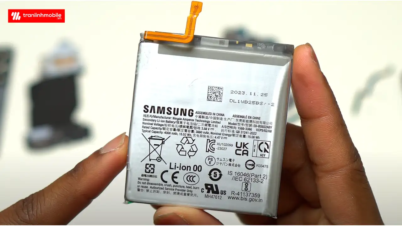 Thay Pin Samsung Galaxy S24 lấy ngay tại Hải Phòng và Hà Nội