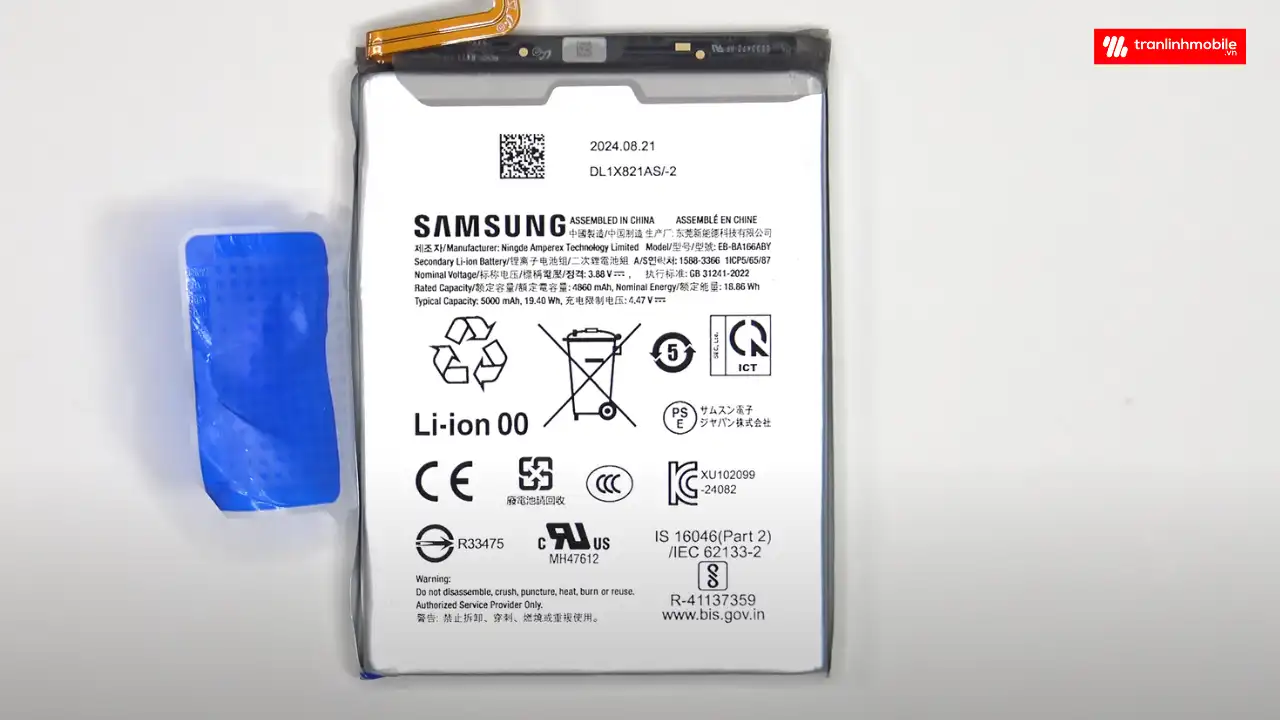 Thay pin Samsung Galaxy A16 láy ngay tại Hải Phòng và Hà Nội