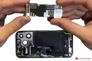 Hình ảnh linh kiện sử dụng để sửa lỗi mất nguồn iPhone 14 Pro Max