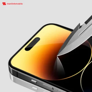 Thay ép mặt kính iPhone 14 khi lớp kính ngoài bị trầy xước, nứt vỡ nhưng màn hình cảm ứng vẫn hoạt động