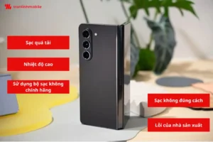 Nguyên nhân khiến pin Samsung Galaxy Z Fold 5 bị hỏng